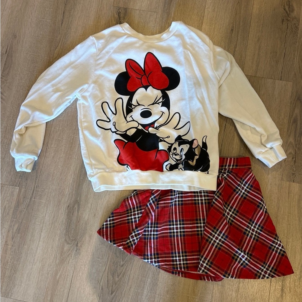 Disney Holiday Minnie Mouse Kids Matching Set
